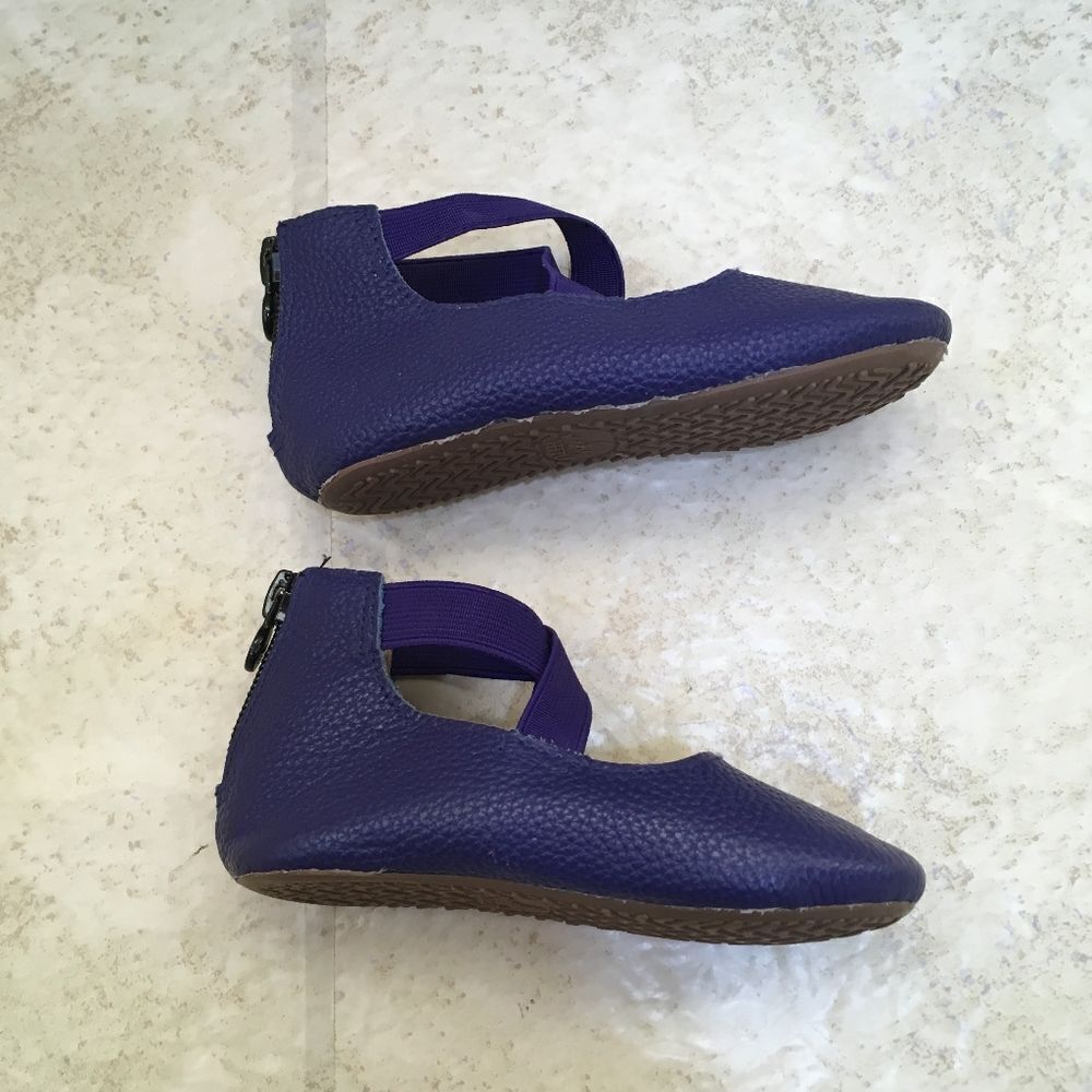 ‎MONKEY FEET LEATHER SHOES IN PURPLE - Picture 6 of 6